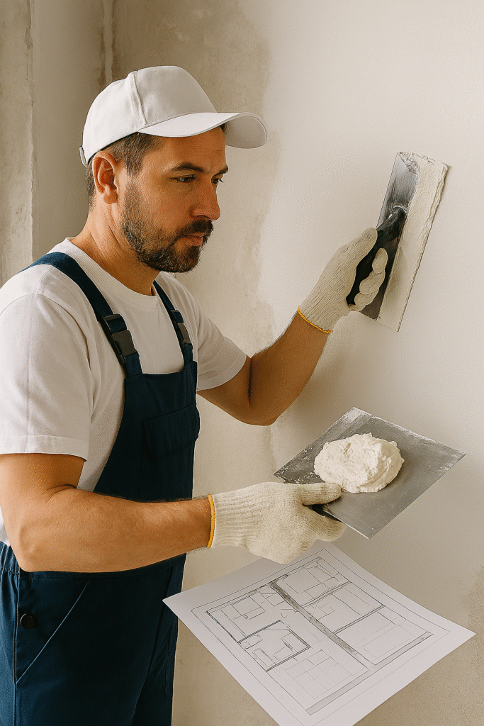 Prestations multiservices application enduit